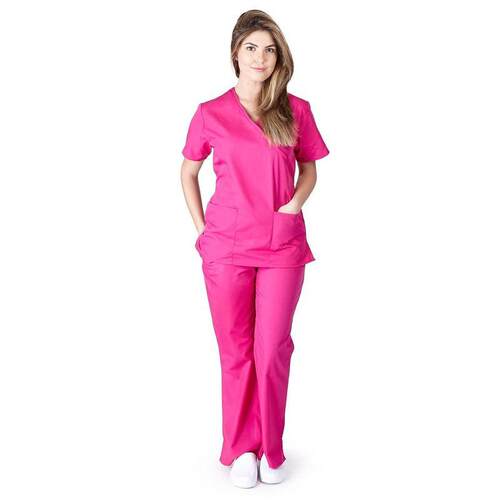 K 29203 V-Neck Short Sleeve Workwear 医生洗手衣 欧美跨境
