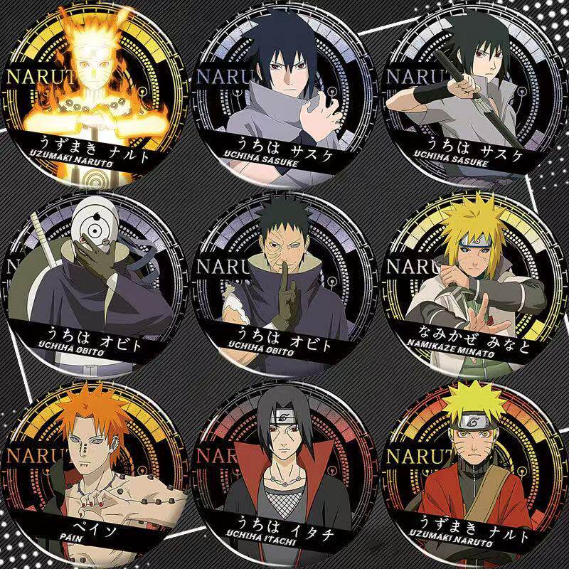 火影忍者吧唧鼬宇智波佐助鸣人斑迪达拉带土收藏谷子痛包挂件徽章