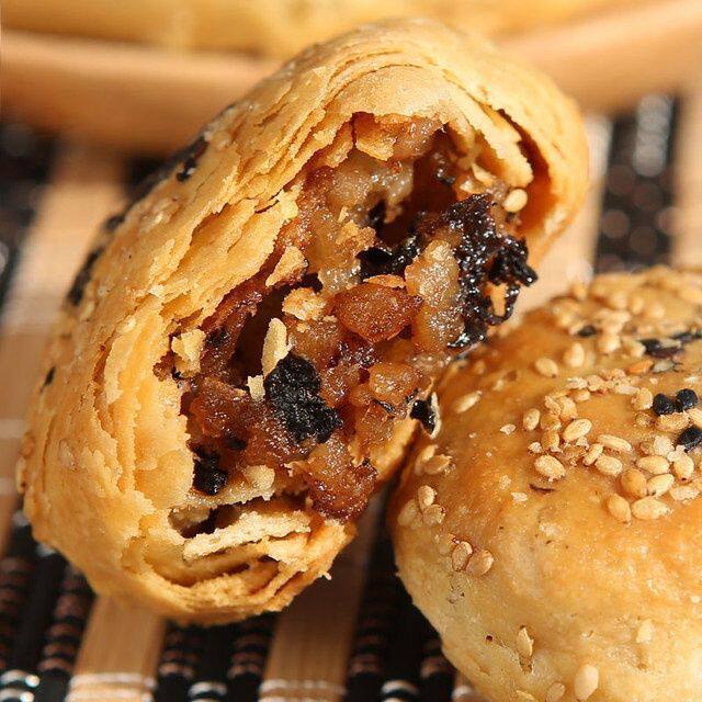 每人领2芹】酥脆黄山烧饼正宗梅菜扣肉梅干菜陷老式烧饼特产