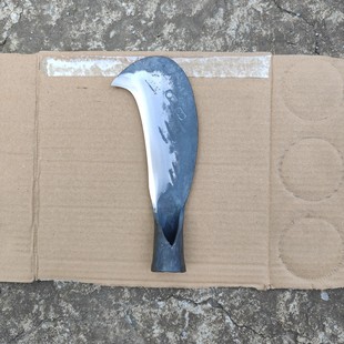 弹簧钢锻打迷你小柴刀6两