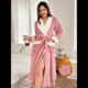 Women Warm Winter Home Bathrobe New Long Autumn Flannel