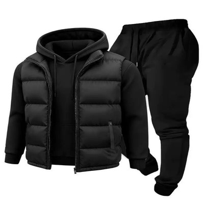 Men's Three Piece Casual Vest Set Men's Casual Cartoon