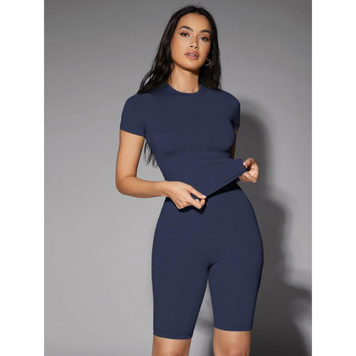 K 48953 Athletic slim women's tee 运动修身女短袖跨境速卖