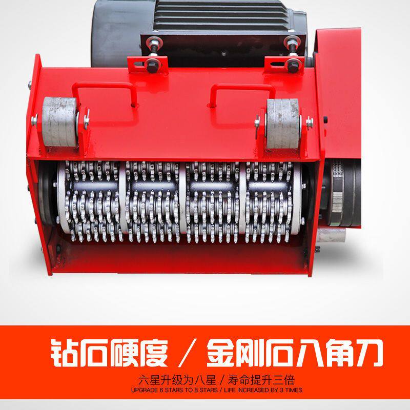 混凝土路面铣刨机电动沥青地面翻新凿拉毛机小型手推式水泥刨地机