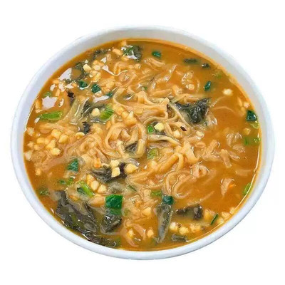 芝麻叶糊涂面条桶装速食河南美食杂粮面非油炸面饼免煮方便面整箱