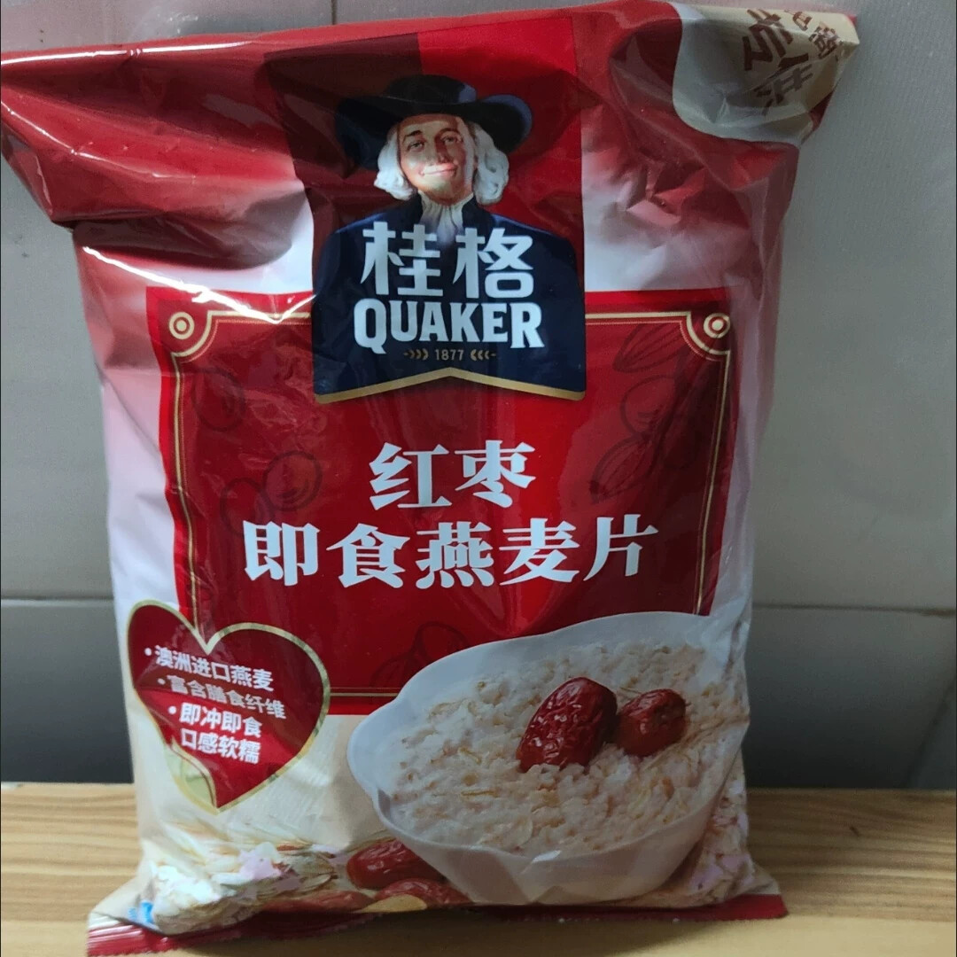 桂格红枣即食燕麦片1.15千克早餐食品代餐营养健康好喝