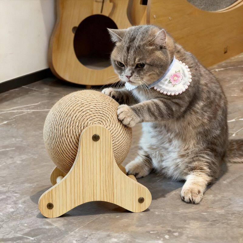 猫抓板立式猫抓球耐磨不掉屑大号磨爪器自嗨解闷猫玩具磨爪子神器