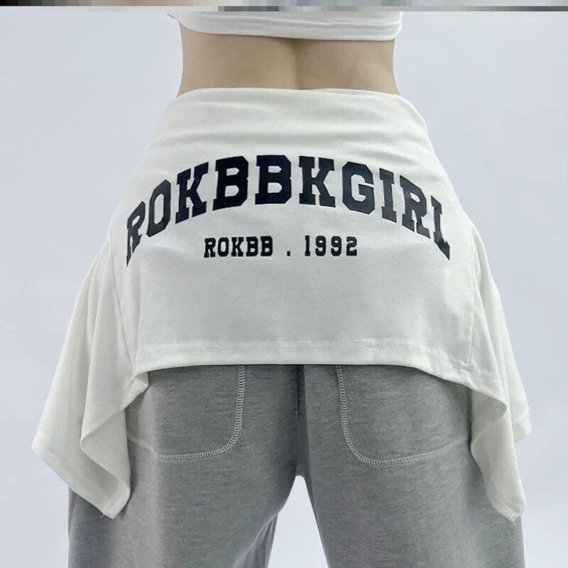 腰封裙叠穿高级感屁帘爵士舞屁帘高街小方巾女夏头巾丝巾百搭配饰