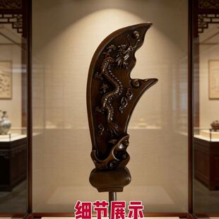 关公树脂关二爷配件武财神法器刀法关羽神像关帝青龙偃月摆件大刀