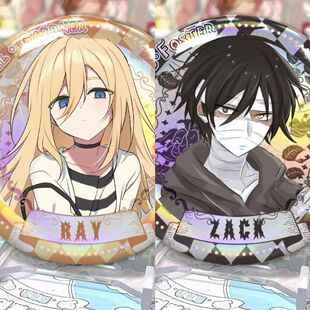 杀戮天使扎克瑞吉儿镭射动漫徽章吧唧摆件收藏礼品精美谷子胸针