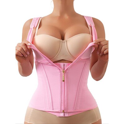 Women's Waist Training Shapewear Top with Adjustable Straps