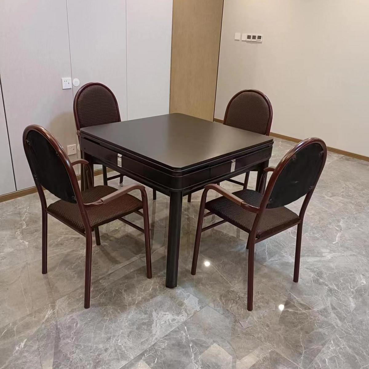 高端静音麻将机全自动餐桌两用家用茶楼多功能折叠四口机麻将机桌