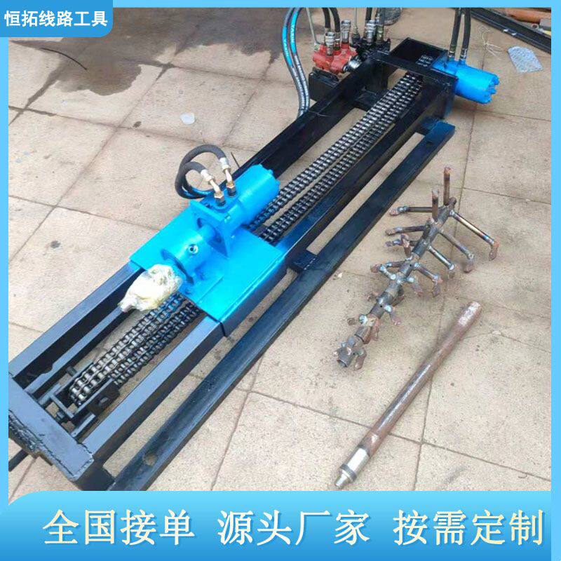 全自动水钻顶管机自来水打孔机非开挖过路穿孔钻孔机小型顶管机