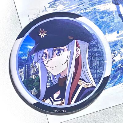 动漫86-不存在的战区二次元蕾娜高颜值徽章吧唧马口铁58MM亮膜