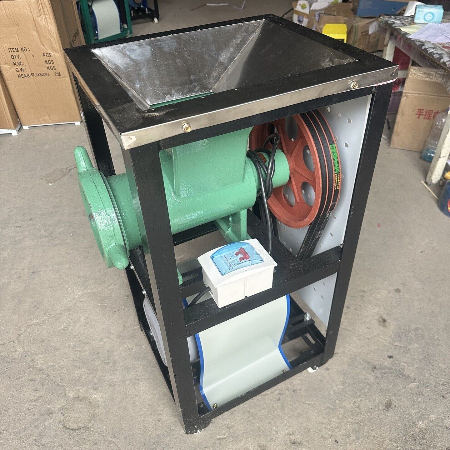 大型商用52型绞肉机 碎骨机 鸡鸭鱼肉搅碎机 辣椒机 养殖专用机
