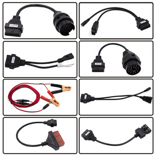 Full set 8PCS Car Cable小车线八合一 OBD2转接线汽车检测维修线