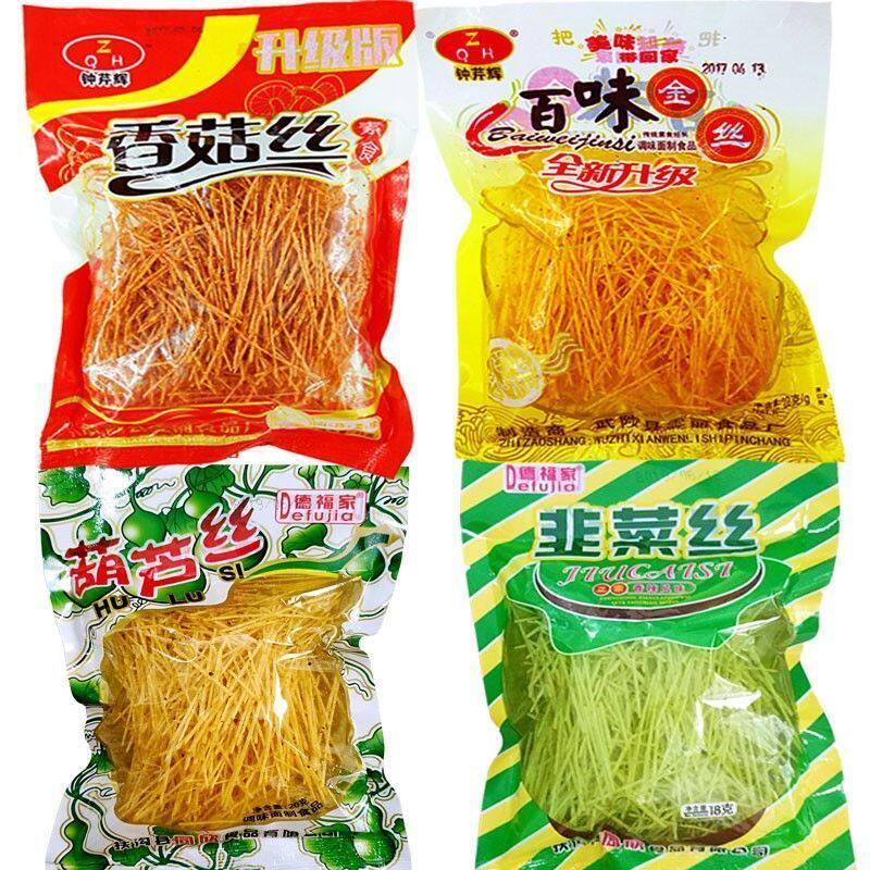 钟芹辉百味金丝葫芦丝香茹丝辣条老式8090后儿时怀旧网红麻辣零食
