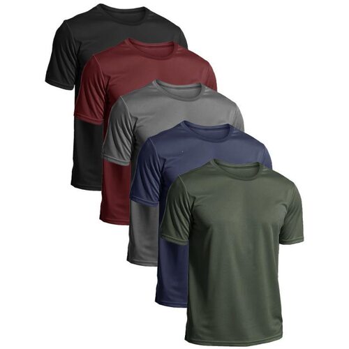 E 69280 Simple Round Neck Solid Color T Shirt 简约纯色T恤