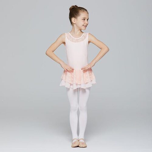 Z 11536 Lace Ballet Dance Skirt 蕾丝儿童舞蹈裙 欧美跨境