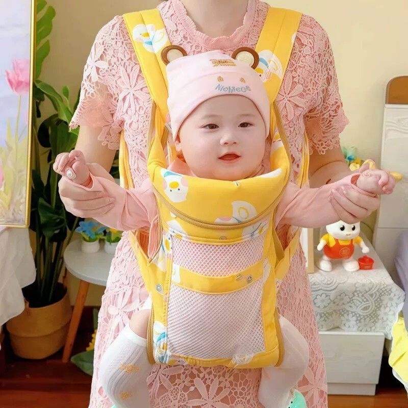 背带婴儿小月龄前后两用背篼夏季外出简易横抱式解放双手抱娃神器