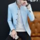 复古中国风西装 2023春秋季 外套潮流修身 男休闲中山装 男 小西装