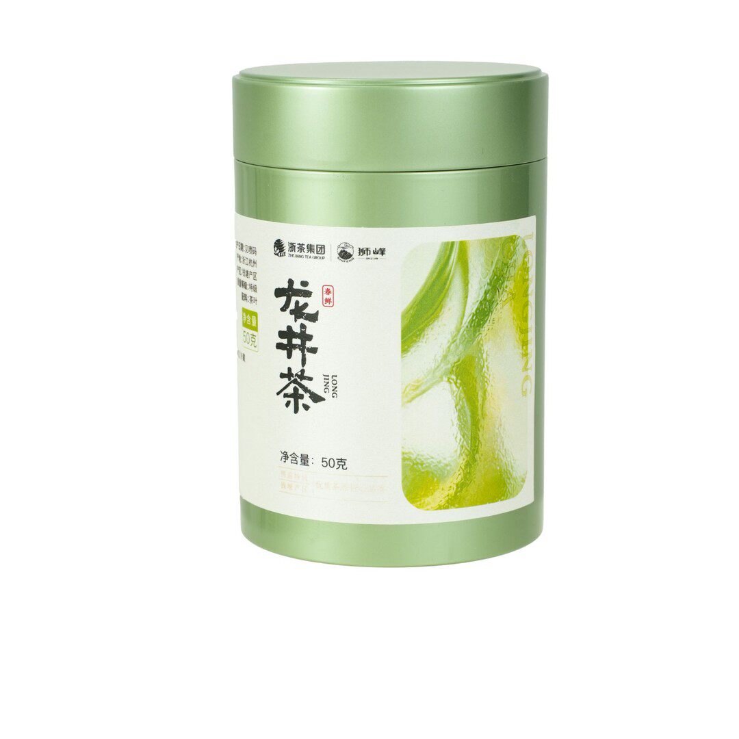 2026年新茶狮峰牌明前特级头采钱塘龙井茶50g龙井茶绿罐