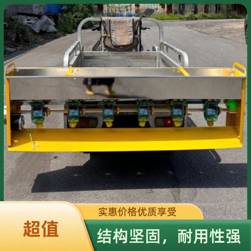 不锈钢撒肥机12V48V60V电动三轮撒肥机新款后挂式多功能机械
