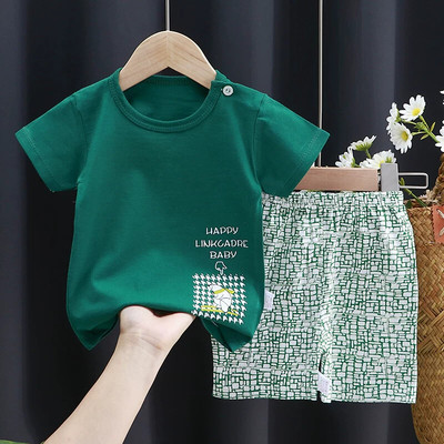 Kids Clothes Set Baby Boy/Girl T-Shirt + Shorts Summer Cloth