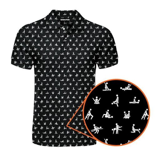 Sex Ed Funny Golf Polo Shirt Gift for Men Funny Golf Shirt