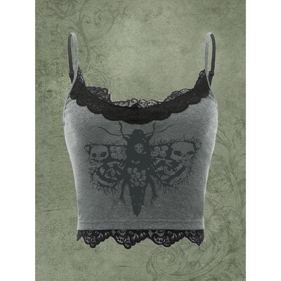 U 32491 Lace Backs Camisole Top 复古蕾丝吊带 欧美跨境