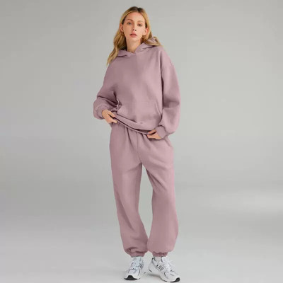 Womens 2 Piece Outfits Lounge Hoodie Sweatsuit Sets
