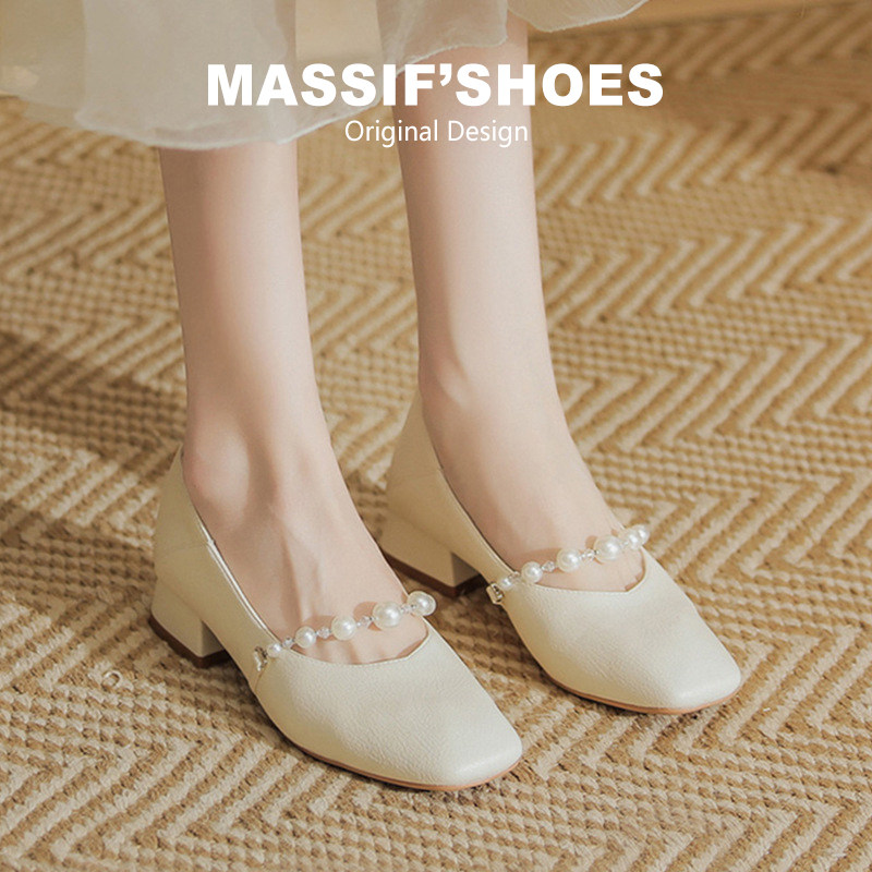 超软法式玛丽珍鞋女绝美软皮单鞋配旗袍不累脚伴娘百搭通勤高跟鞋,女鞋,玛丽珍鞋,淘宝优惠券,粉丝福利购,淘宝优惠卷