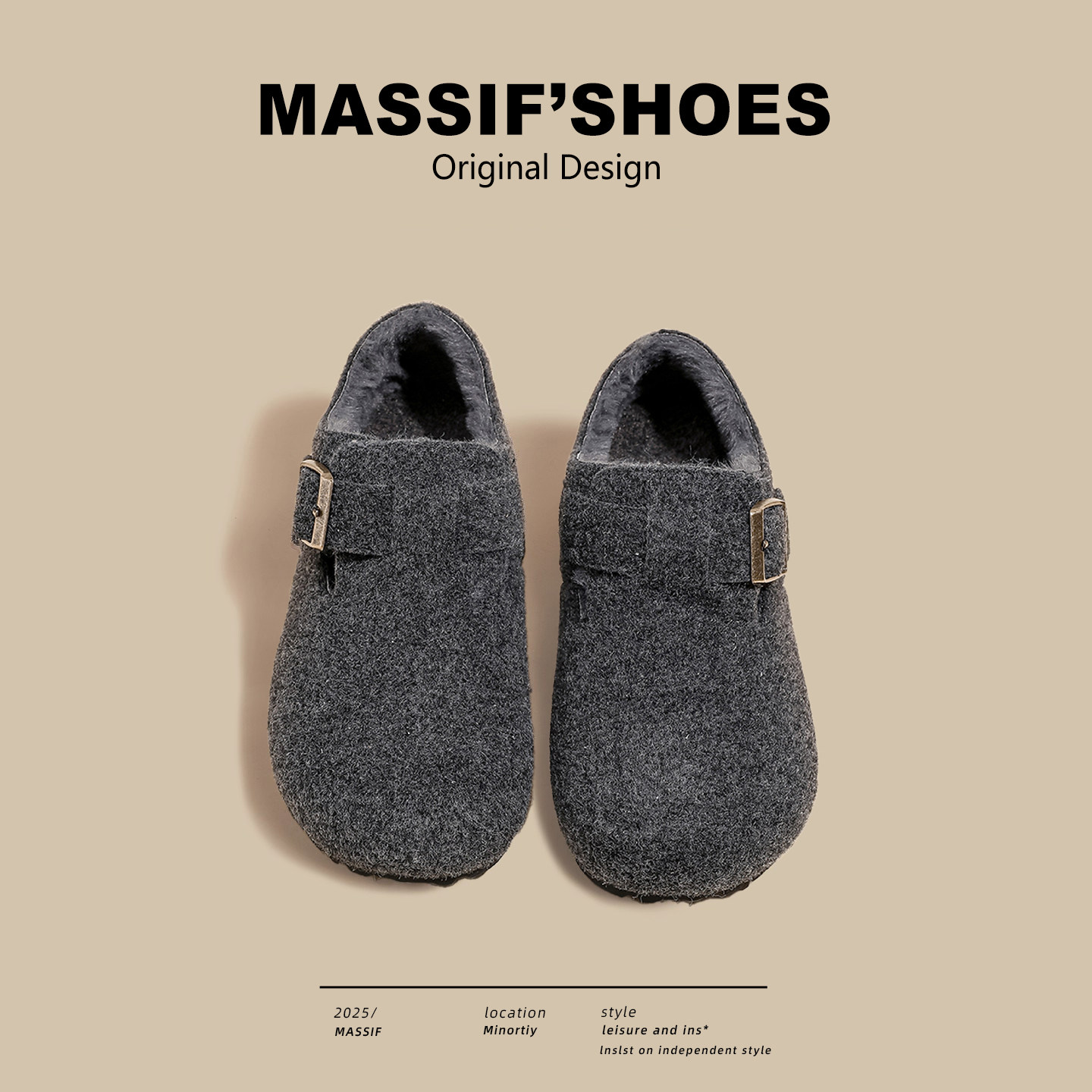 真皮加绒全包勃肯鞋女外穿2025冬季新款保暖毛毛鞋内增高博肯单鞋,女鞋,勃肯鞋/软木鞋,淘宝优惠券,粉丝福利购,淘宝优惠卷