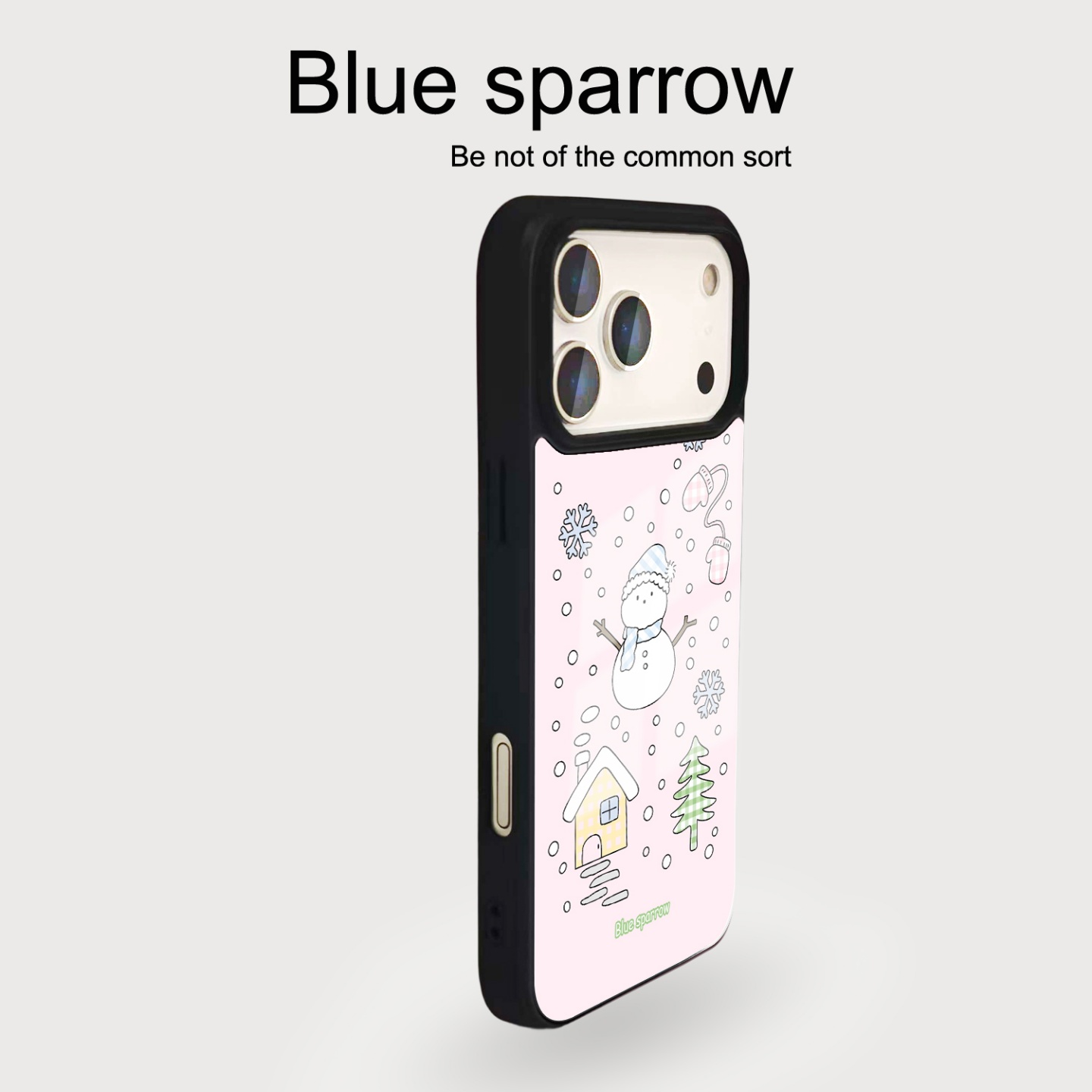 ins雪人圣诞树刀锋菲林手机壳