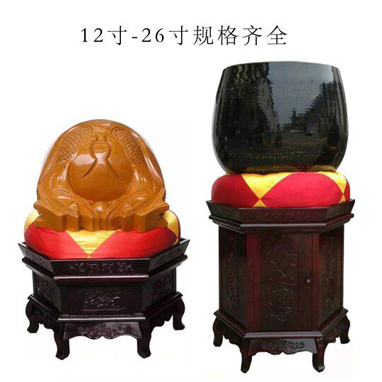 木鱼法器木鱼铜磬16寸18寸20寸