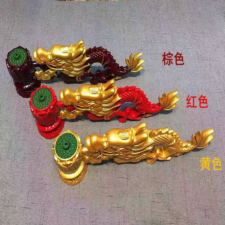大号新款龙头手炉寺院法会插香香炉瑜伽焰口手炉树脂手炉1个包邮