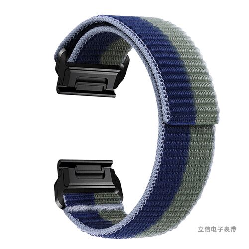 5X678手表尼龙黑头粒快拆表带
