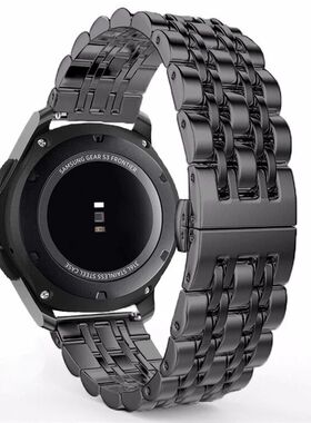 适用三星Galaxy watch3456Activ2智能手表7/8 Ultra珠金属钢表带