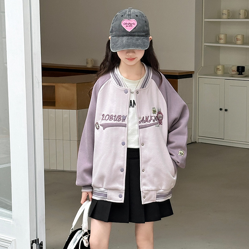 巨好看女童棒球服春秋款2025新款儿童外套春季中大童上衣春装衣服,童装/婴儿装/亲子装,普通外套,淘宝优惠券,粉丝福利购,淘宝优惠卷