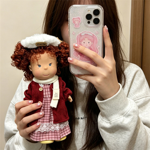 2026新款土豆娃娃pippa搪胶公仔24cm洋娃娃套装女孩61儿童节礼物