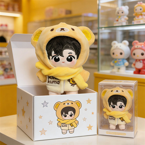 10cm娃衣新品“奶熊噗噗”棉花娃娃衣服正常体海星体动物体可穿
