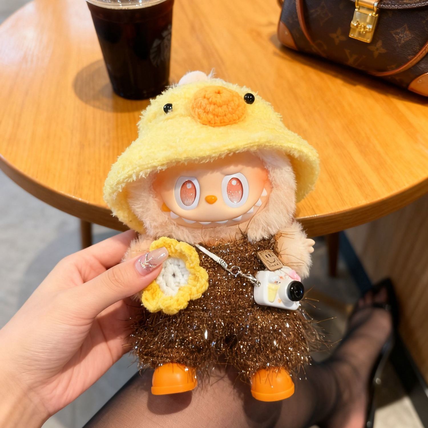 适配于拉布布17cm娃衣一二三代搪胶公仔换装衣服