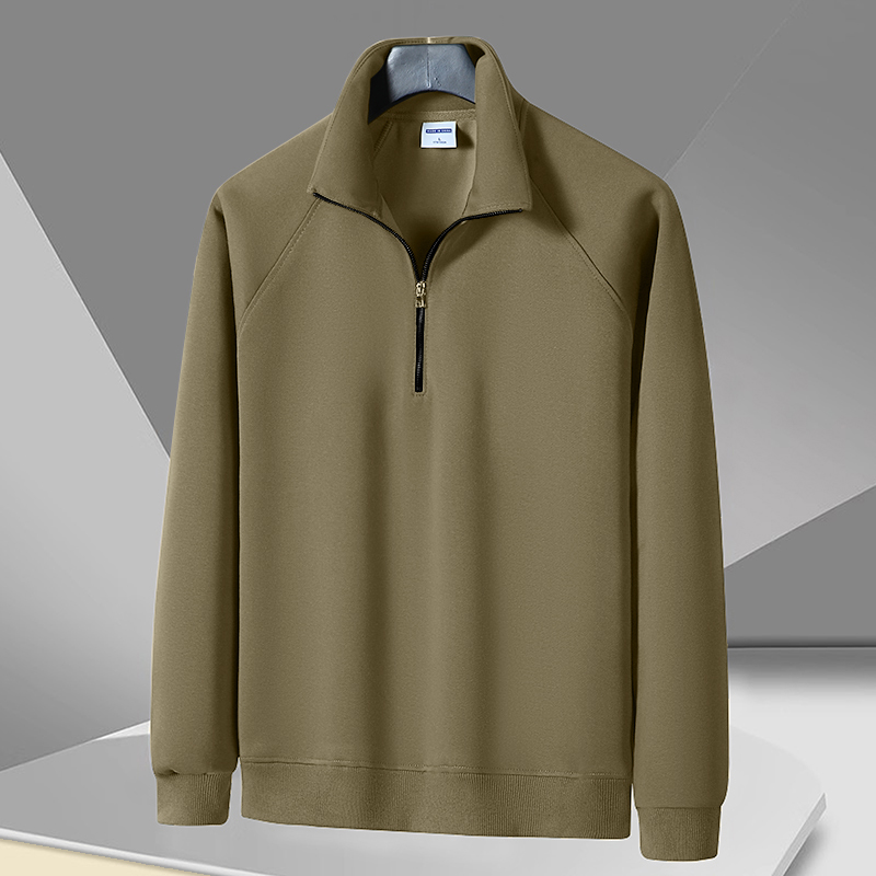 卫衣立领半拉链有加绒和不加绒