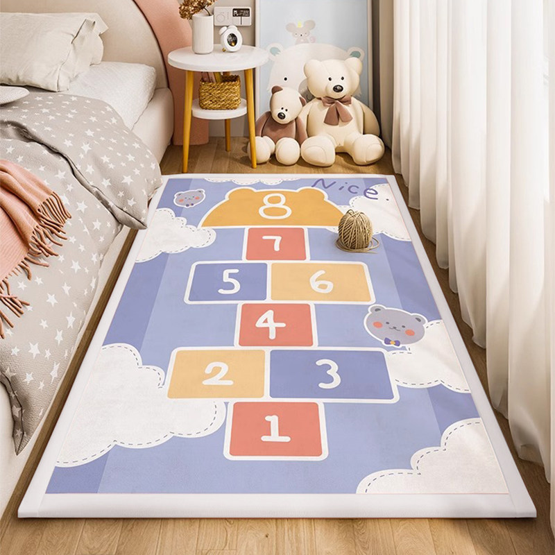 婴儿防摔卧室床边加厚地垫儿童爬爬垫宝宝防掉床地毯防跌垫子冬天,居家布艺,地毯,淘宝优惠券,粉丝福利购,淘宝优惠卷