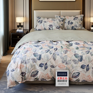 加厚纯棉100S支长绒棉磨毛四件套200x230 220x240全棉被套床笠款