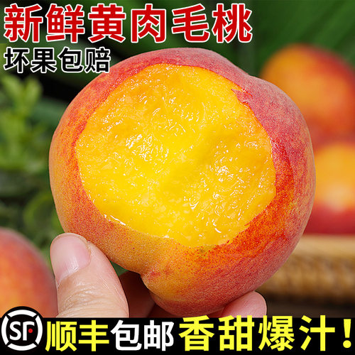 顺丰速发!现摘黄肉毛桃!脆甜多汁