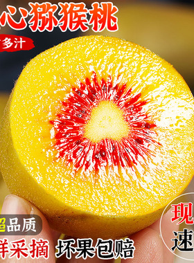 四川红心猕猴桃30枚新鲜奇异果应当季水果正宗浦江猕猴桃大果礼盒