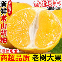正宗常山胡柚新鲜柚子当季水果现摘黄肉蜜柚金柚西柚大果整箱包邮