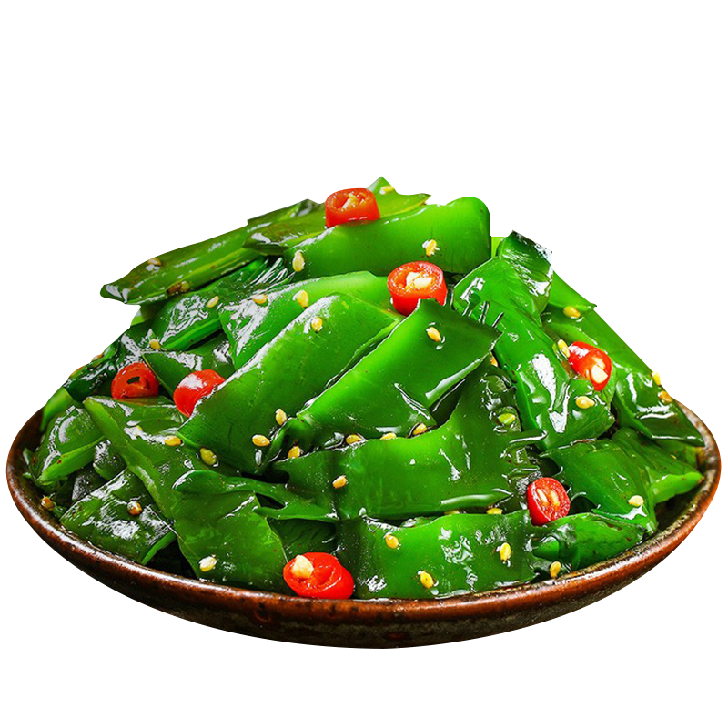 开袋即食海藻裙带菜梗段香辣美味