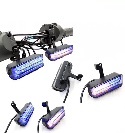 深远009/A7/A8LT90大牛N7GT电动车前转向灯改装led流水转向灯配件